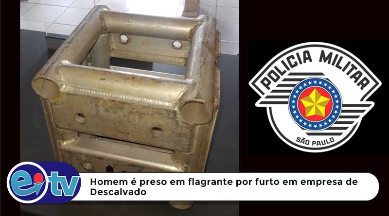 Homem é preso em flagrante por furto em empresa de Descalvado