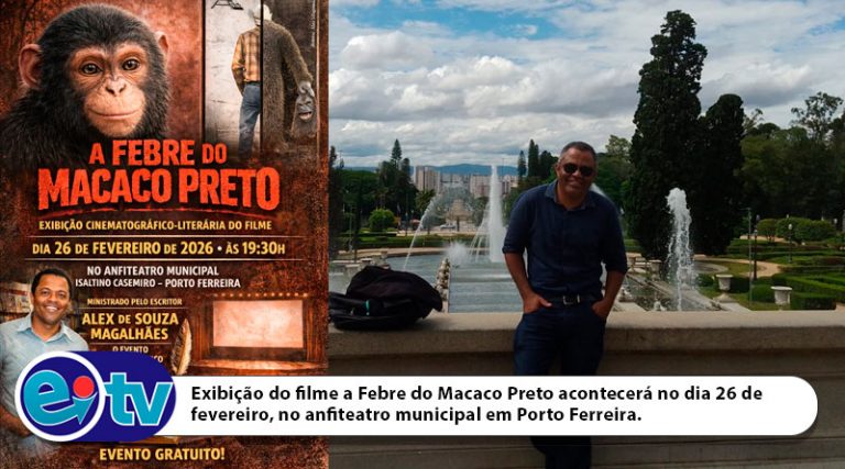 Exibição do filme a Febre do Macaco Preto acontecerá no dia 26 de fevereiro, no  [...]