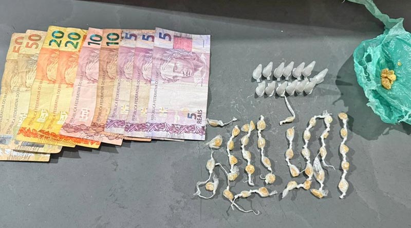 POLÍCIA MILITAR PRENDE MULHER POR TRÁFICO DE DROGAS EM PORTO FERREIRA