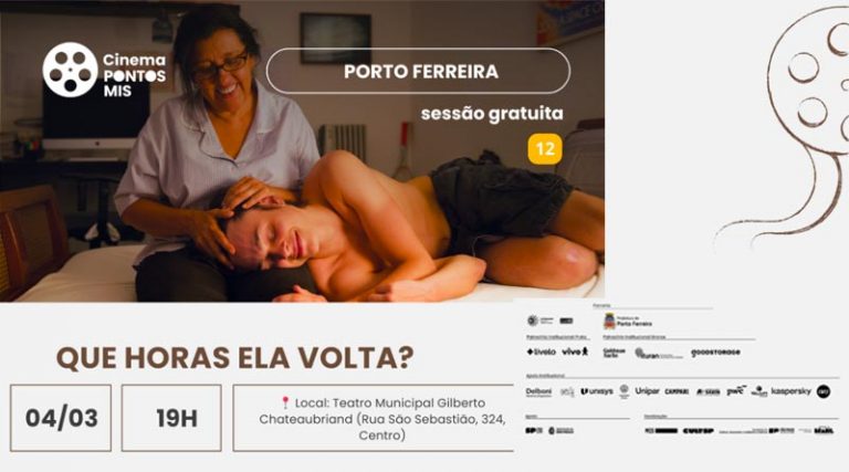 Projeto Pontos MIS exibe “Que Horas Ela Volta” no Teatro Municipal nesta quarta- [...]
