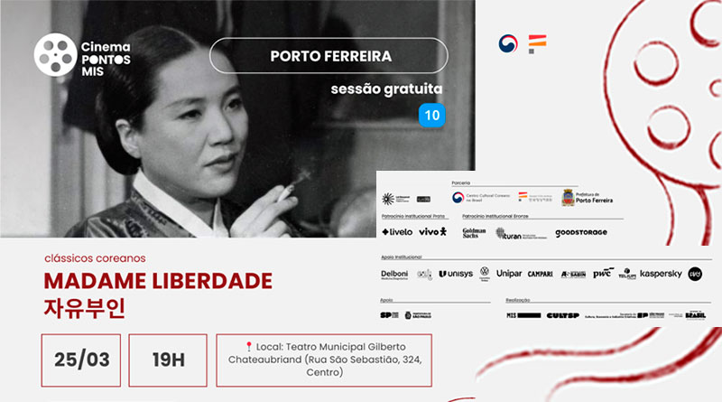 Secretaria de Cultura promove sessão do Pontos MIS com exibição do filme “Madame Liberdade”