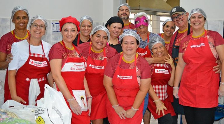 Almoço de São José cheio de fé e alegria!