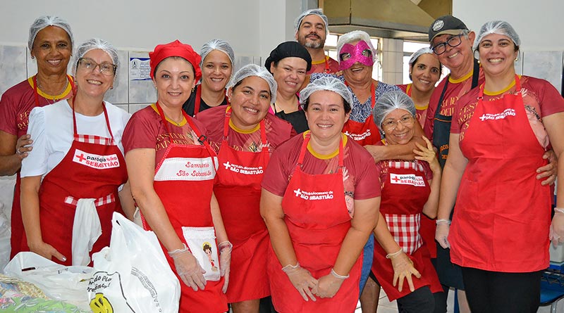 Almoço de São José cheio de fé e alegria!