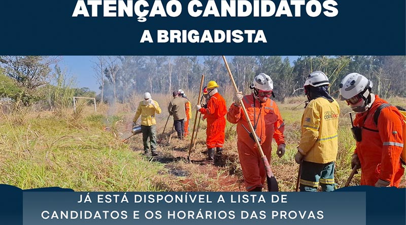 ATENÇÃO, CANDIDATOS A BRIGADISTA