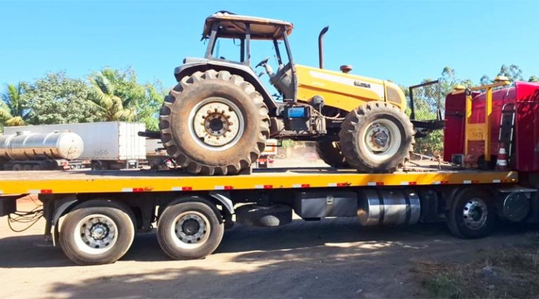 Ação rápida garante recuperação de maquinários