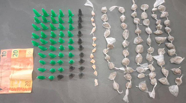 POLÍCIA MILITAR PRENDE HOMEM POR TRÁFICO DE DROGAS EM PORTO FERREIRA