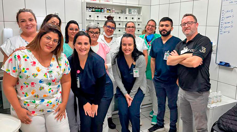 Hospital realiza treinamento técnico com bombas de infusão e reforça compromisso com a segurança dos pacientes