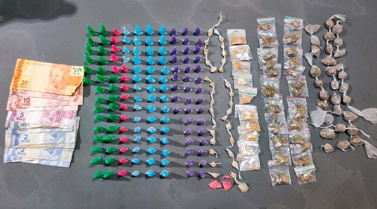 POLÍCIA MILITAR PRENDE INDIVÍDUO POR TRÁFICO DE DROGAS EM PORTO FERREIRA
