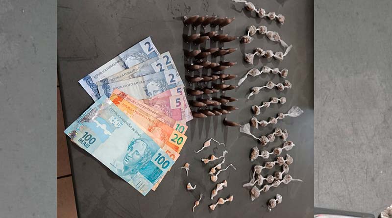 POLÍCIA MILITAR APREENDE ADOLESCENTE POR ATO INFRACIONAL DE TRÁFICO DE DROGAS EM SANTA RITA DO PASSA QUATRO