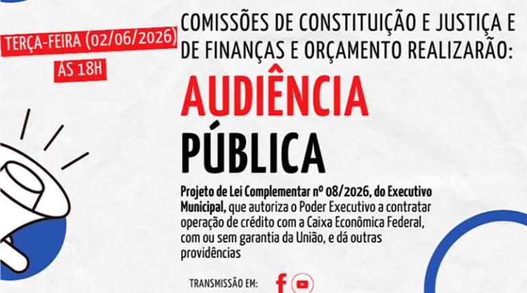Câmara convida população para audiência pública sobre projeto do Anel Viário da  [...]