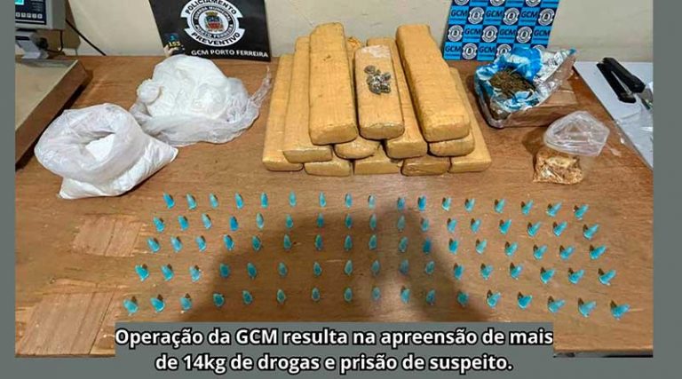 GCM PRENDE HOMEM POR TRÁFICO DE DROGAS E APREENDE MAIS DE 14 QUILOS DE ENTORPECE [...]