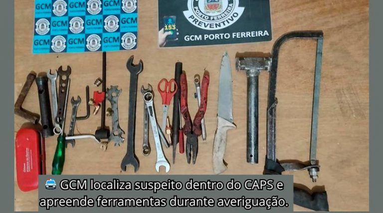 GCM localiza suspeito dentro do Caps