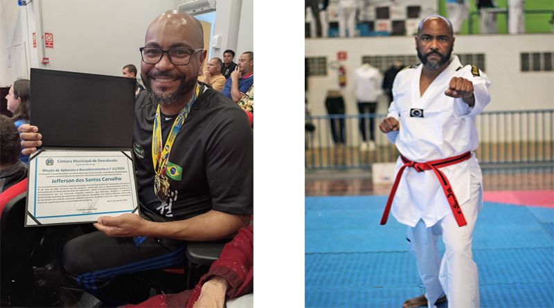 Atleta descalvadense é reconhecido pela Câmara Municipal por trajetória de sucesso no Taekwondo