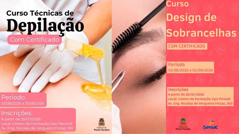 Curso gratuito de Design de Sobrancelhas e Técnicas de Depilação