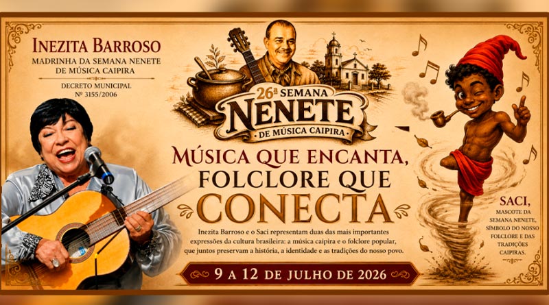 Nenete, Inezita e o Saci: símbolos da cultura caipira