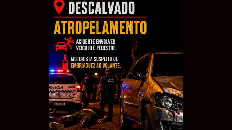Motorista é detido após atropelamento e fuga em Descalvado