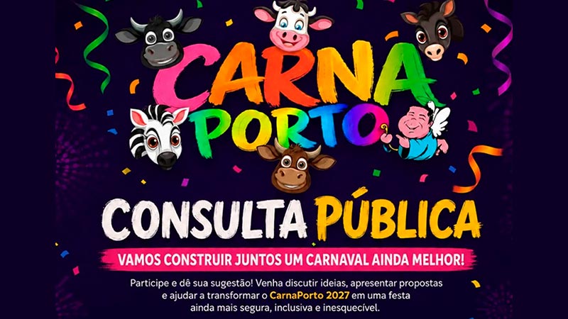 Secretaria de Cultura promove Consulta Pública para o CarnaPorto 2027