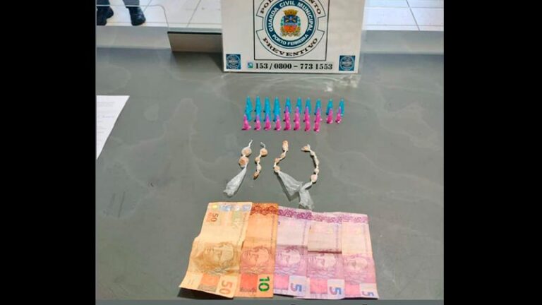 GCM FLAGRA E DETÉM INDIVÍDUO POR TRÁFICO DE ENTORPECENTES NO JD CENTENÁRIO