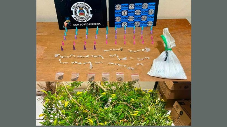 GCM APREENDE MAIS DE 840 GRAMAS DE ENTORPECENTES NO JARDIM ESPERANÇA