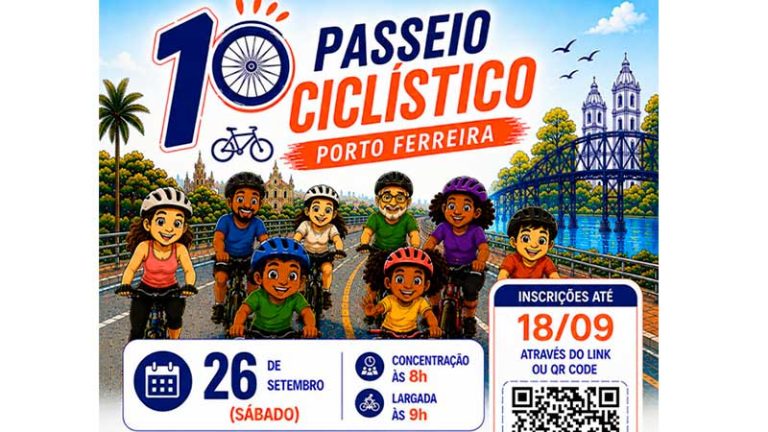 PROERD fortalece ações de prevenção e cidadania no 10º Passeio Ciclístico de Por [...]