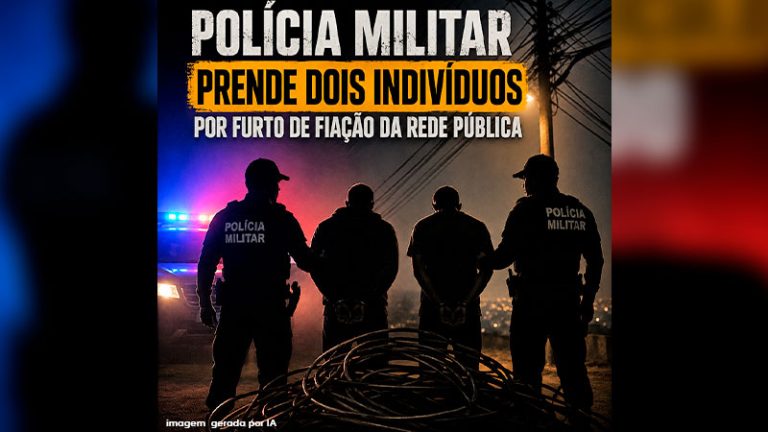 Dupla se passa por funcionários e acaba presa furtando cabos em Descalvado