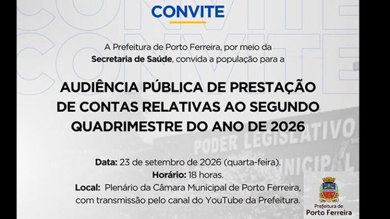Secretaria de Saúde realiza audiência pública para prestação de contas do 2º qua [...]