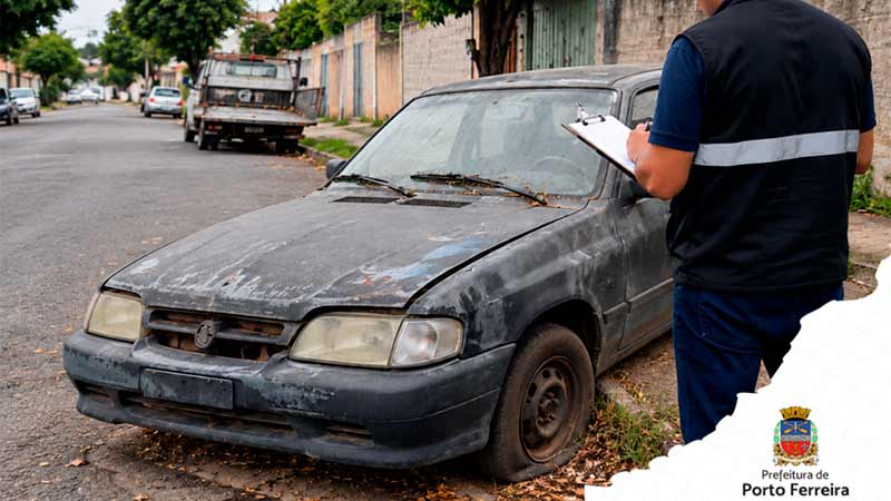 Prefeitura intensifica fiscalização e consegue retirar 77% dos veículos abandonados em vias públicas