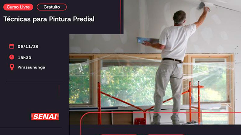 Curso de pintura predial gratuito