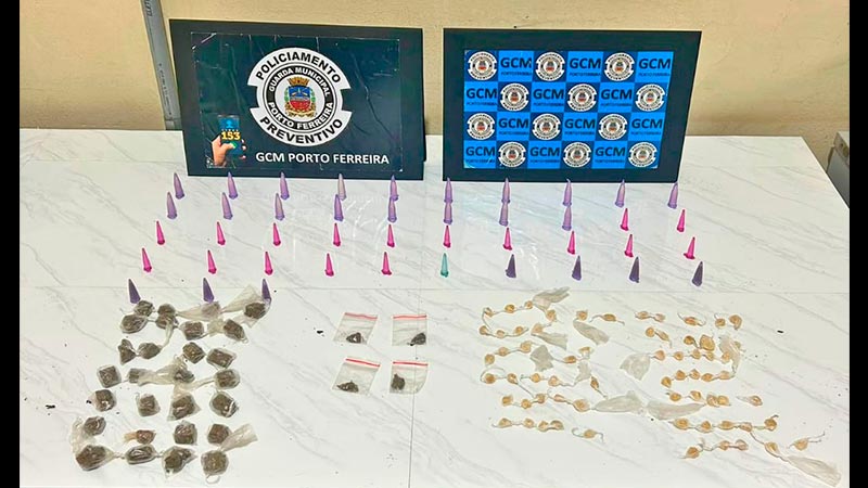 GCM APREENDE MAIS DE 360 GRAMAS DE ENTORPECENTES NO JARDIM ESPERANÇA