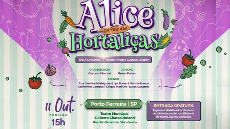 ALICE NO PAÍS DAS HORTALIÇAS