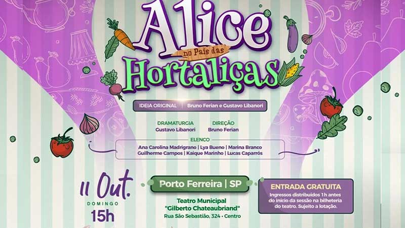 ALICE NO PAÍS DAS HORTALIÇAS