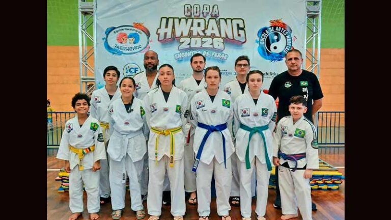 ACADEMIA OSNI MARTINS DE TAEKWONDO CONQUISTA MEDALHAS NA COPA HWARANG 2026