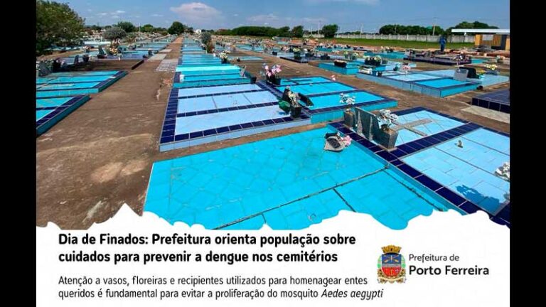 Dia de Finados: Prefeitura orienta sobre cuidados para prevenir a dengue nos cem [...]