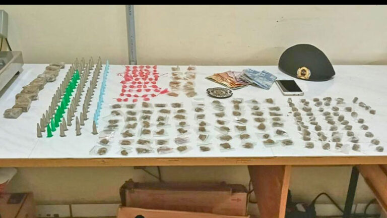 GCM APREENDE QUASE 600 GRAMAS DE ENTORPECENTES EM AÇÃO NO JARDIM ESPERANÇA