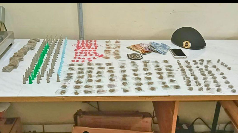 GCM APREENDE QUASE 600 GRAMAS DE ENTORPECENTES EM AÇÃO NO JARDIM ESPERANÇA