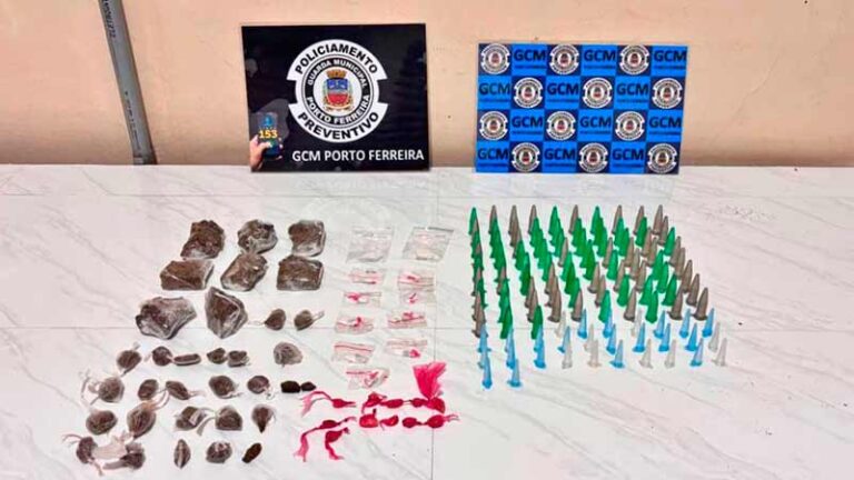 GCM APREENDE 166 PORÇÕES DE ENTORPECENTES NO JARDIM ESPERANÇA