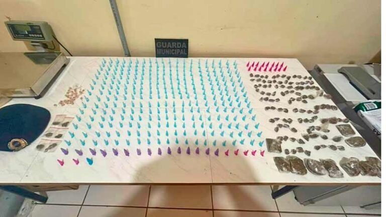 GCM APREENDE 496 PORÇÕES DE ENTORPECENTES NO JARDIM ESPERANÇA