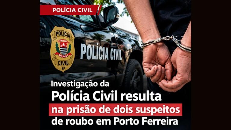 Investigação da Polícia Civil resulta na prisão de dois suspeitos de roubo em Po [...]